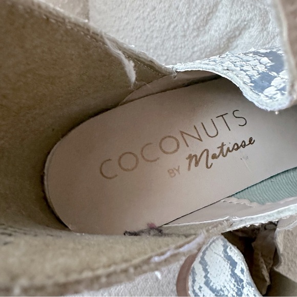 Anthropologie Coconuts by Matisse Pronto Snakeskin Ankle Boots 7 - Picture 4 of 7